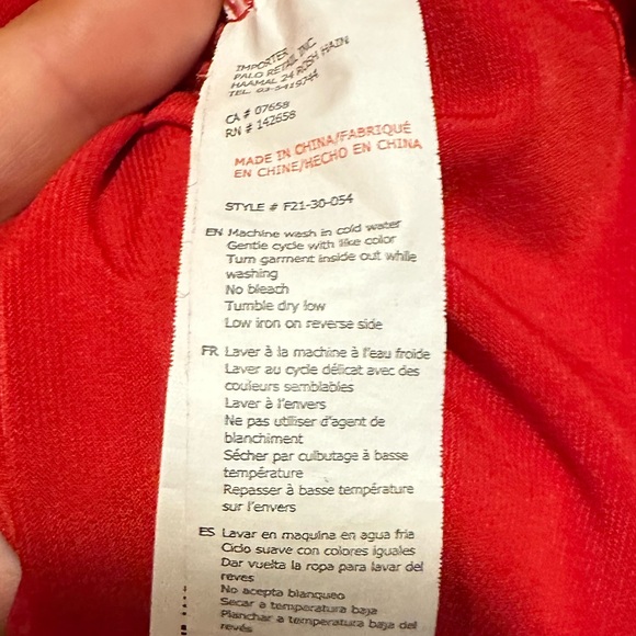 Forever 21 long sleeve wrap tulip bottom red bodycon dress Medium - Picture 9 of 10